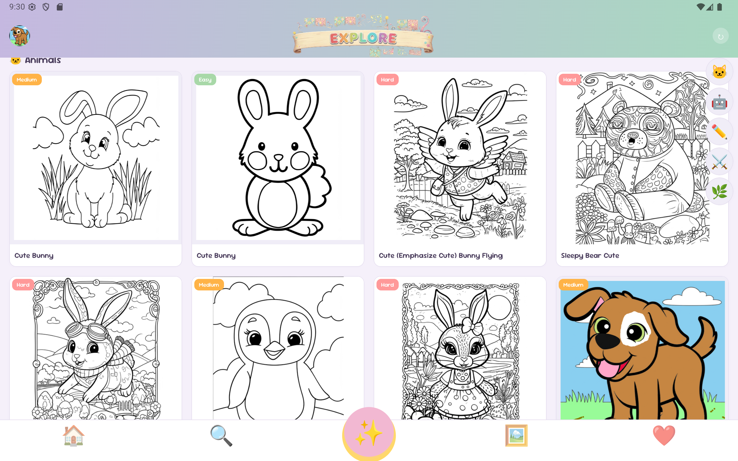 Explore gallery of coloring pages